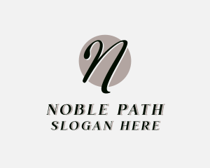 Luxury Fashion Boutique Letter N logo design