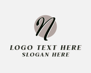 Fashion - Luxury Fashion Boutique Letter N logo design