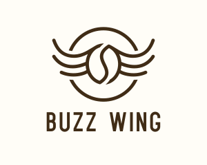 Coffee Bean Wings logo design