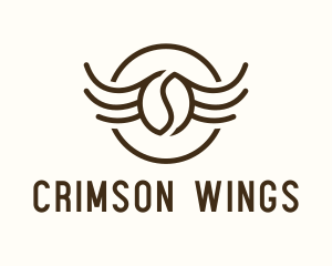 Coffee Bean Wings logo design