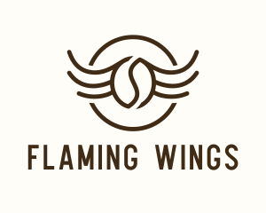 Wings - Coffee Bean Wings logo design