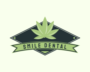 Cannabis Diamond Badge Logo
