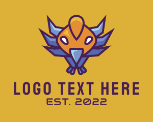 Interactive - Digital Video Game Mascot logo design