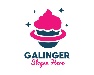 Pink - Pink Cupcake Planet logo design