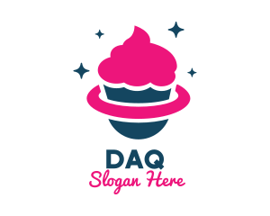 Bread - Pink Cupcake Planet logo design
