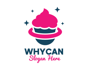 Dough - Pink Cupcake Planet logo design