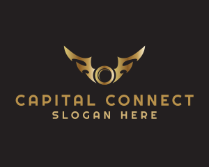 Coin Sharp Wings logo design