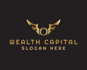 Coin Sharp Wings logo design