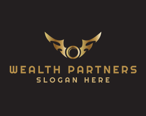 Coin Sharp Wings logo design