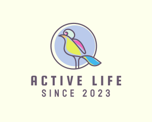 Birdwatch - Creative Parrot Emblem logo design