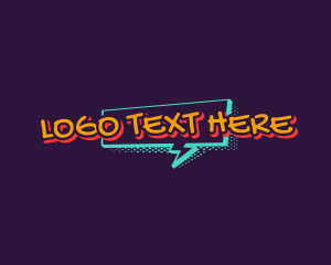 Texting - Mural Art Messaging logo design