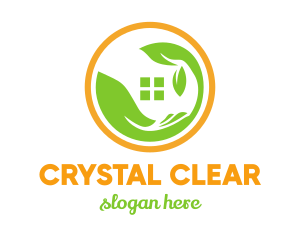 Window Cleaning - Hand Sprout Window logo design