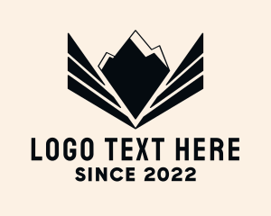 Black - Mountain Outdoor Exploration logo design