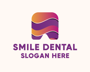 Gradient Tooth Dentistry logo design