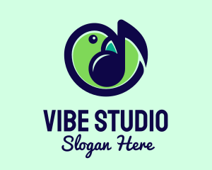 Vibe - Song Bird Music logo design