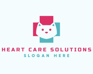 Pet Veterinary Cross logo design