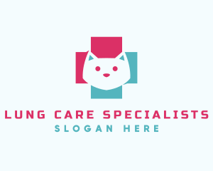 Pet Veterinary Cross logo design