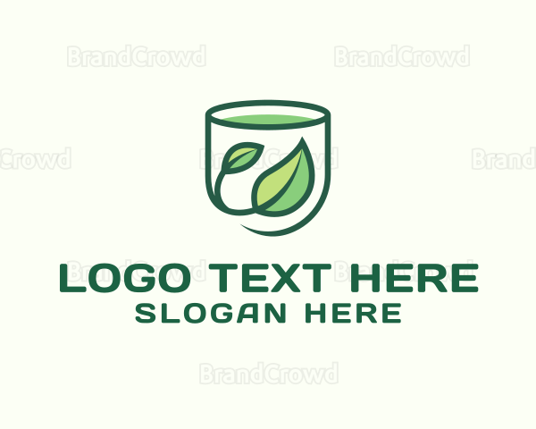 Organic Leaf Tea Logo