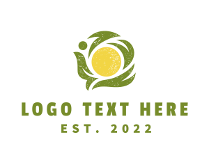Farming - Sun Leaves Farming logo design