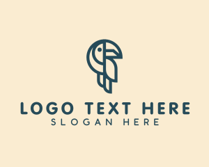 Pet Shop - Wildlife Toucan Zoo logo design