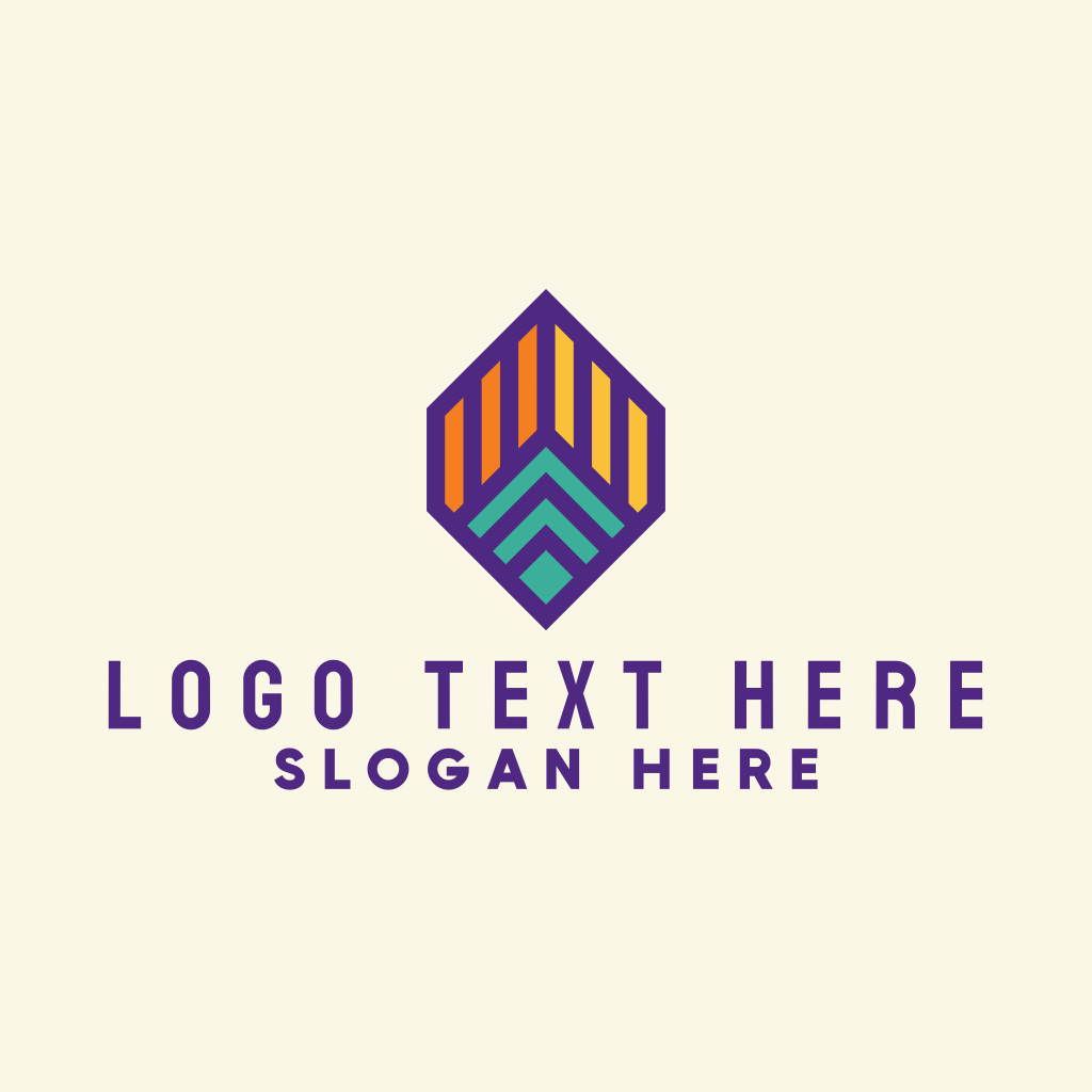 Geometric Retro Hexagon Logo Brandcrowd Logo Maker Brandcrowd Brandcrowd