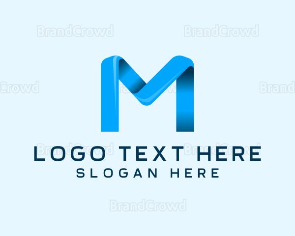 Finance Marketing Letter M Logo