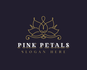 Floral Lotus Wellness logo design