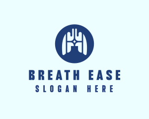 Medical Respiratory Lungs logo design