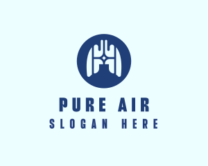 Oxygen - Medical Respiratory Lungs logo design