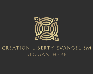 Elegant Luxury Cross Letter X  logo design