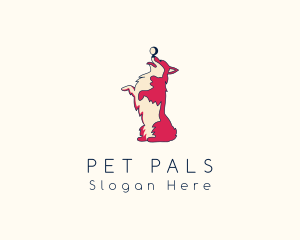 Dog Playing Pet logo design