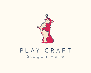 Dog Playing Pet logo design