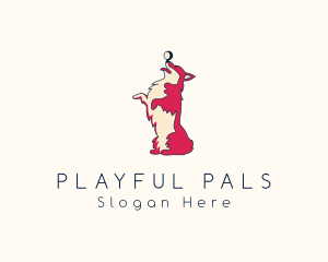 Dog Playing Pet logo design