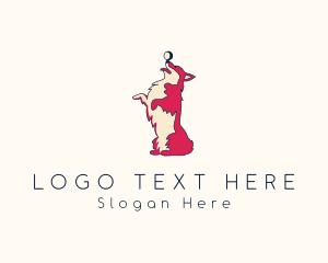 Dog Playing Pet Logo