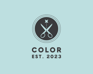 Salon - Scissors Hairdresser Salon logo design
