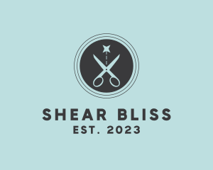 Scissors Hairdresser Salon logo design