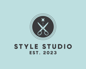 Scissors Hairdresser Salon logo design