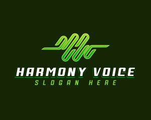 Vocal - Vocal Soundwave Audio logo design