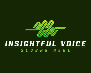 Vocal Soundwave Audio logo design