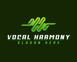 Voice - Vocal Soundwave Audio logo design