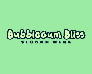 Bubblegum - Fun Quirky Business logo design