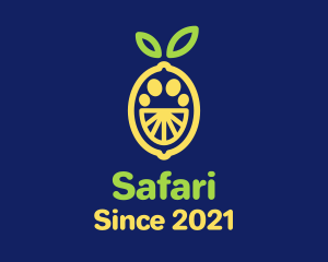Agriculture - Lemon Fruit Slice logo design