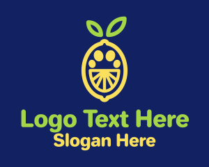 Lemon Fruit Slice  Logo