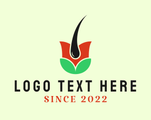 Treatment - Floral Hair Dermatologist logo design