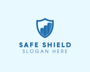 Security Shield Graph logo design