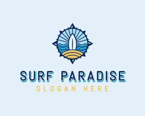 Island Surfboard Repair logo design