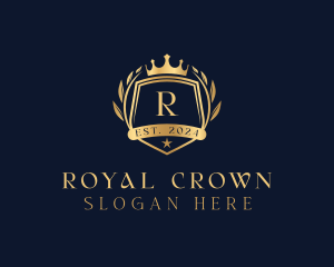 Royal Crown Shield logo design