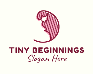 Neonatal - Maternity Pregnant Woman logo design
