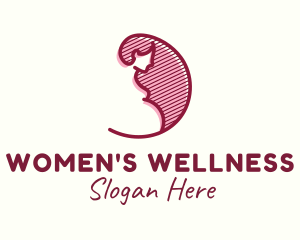 Gynecologist - Maternity Pregnant Woman logo design