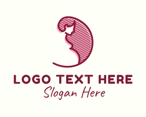 Gynecologist - Maternity Pregnant Woman logo design